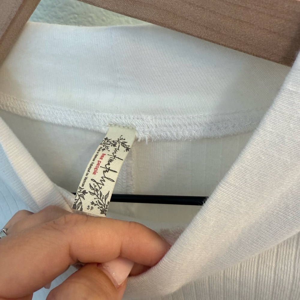 Free people white Rickie top - Picture 5 of 6